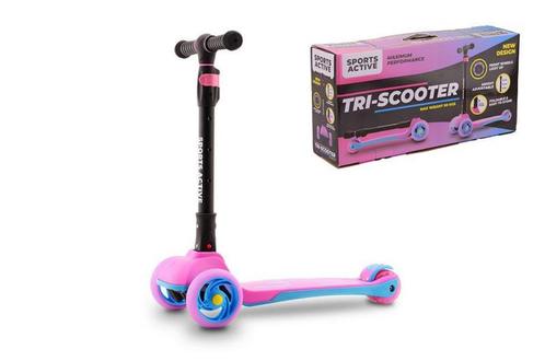 Sports active maxi tri-scooter step mét lichtjes, Kinderen en Baby's, Speelgoed | Buiten | Voertuigen en Loopfietsen, Nieuw, Overige typen