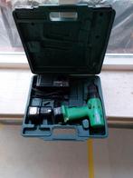 Hitachi schroefmachine met 2 accu's. Werkt nog prima, Ophalen of Verzenden, Gebruikt, Boor- en Schroefmachine