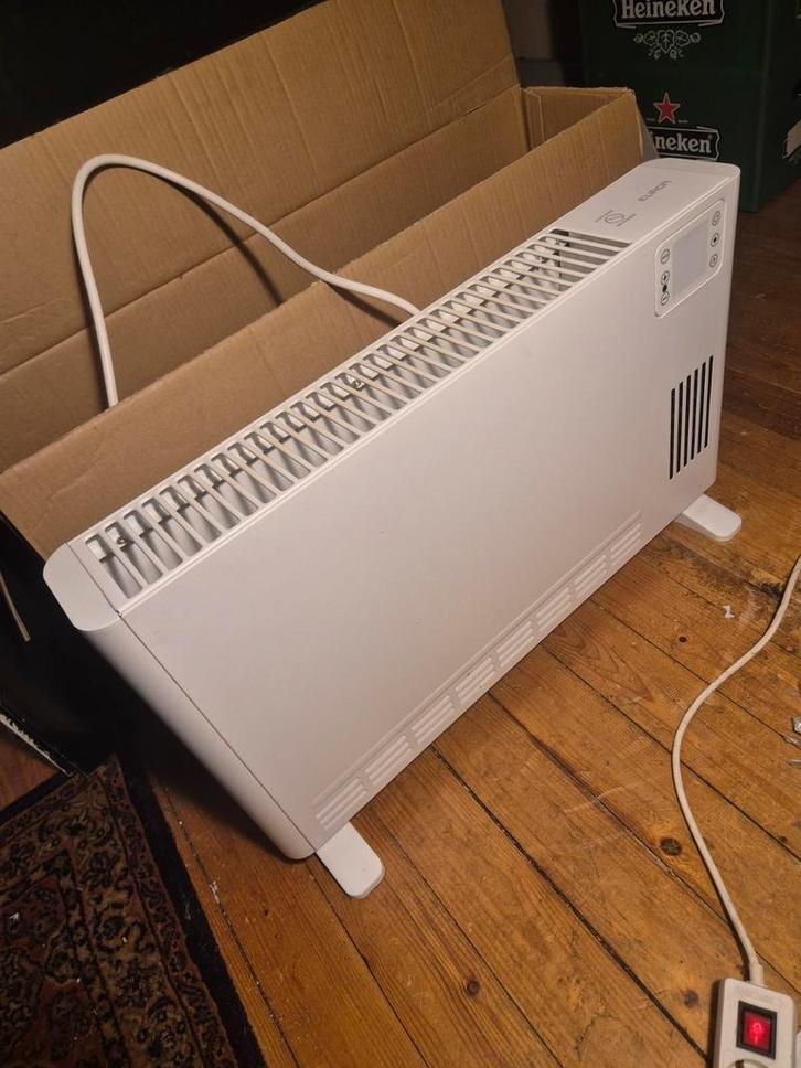 Eurom Safe-T Convect 2400 Elektrische Kachel - Wit, Huis en Inrichting, Kachels, Nieuw, Vrijstaand, Kolomkachel, Elektrisch, Ophalen