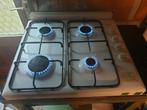 Vrijstaand kookplaat butaan propaan flessengas, Witgoed en Apparatuur, Zo goed als nieuw, Gas, Vrijstaand, 4 kookzones