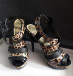 Leopard Platform Pump, Verzenden, Bruin, Overige typen