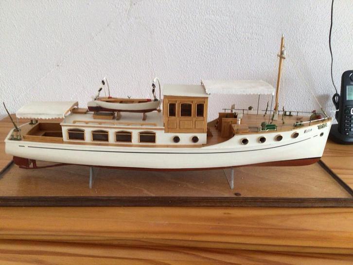 Pleziervaartuig Model - Begin 1900, Hobby en Vrije tijd, Modelbouw | Boten en Schepen, Zo goed als nieuw, 1:50 tot 1:200, Overige merken