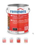 Remmers Aqua HK-Lazuur 3in1 diepzwart mat 5 liter beits verf, Nieuw, Beits, Ophalen of Verzenden, 5 tot 10 liter