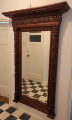 Antieke Meubelstukken Spiegel, nachtkastje, klok, stoelen, Antiek en Kunst, Ophalen