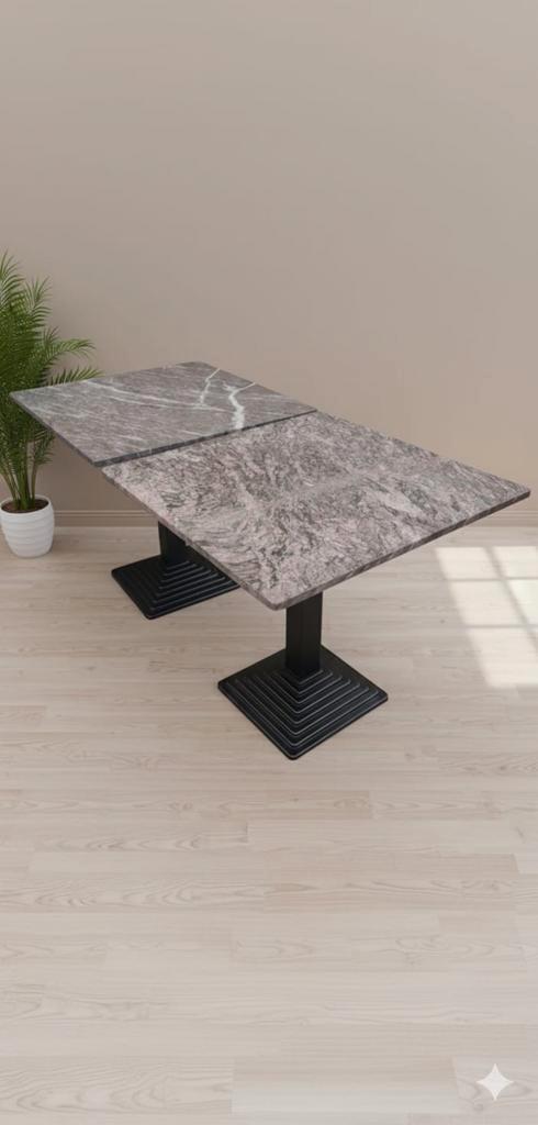 Marmeren horeca terras tafels, Tuin en Terras, Tuintafels, Gebruikt, Rechthoekig, Overige materialen, Ophalen of Verzenden