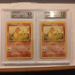 pokomon 2 charmander base set BGS 7.5 en 8.5, Ophalen of Verzenden