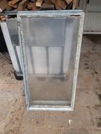 3 stalen kozijnen met glas, Ophalen, Gevelraam of Ruit, Gebruikt, Minder dan 80 cm
