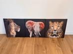Dieren Canvas Schilderijen Set, Ophalen, Zo goed als nieuw