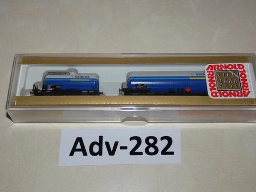 Adv-282 N Spoor Sandip Ketelwagons set 70001 van Arnhold, Hobby en Vrije tijd, Modeltreinen | N-Spoor, Nieuw, Wagon, Gelijkstroom