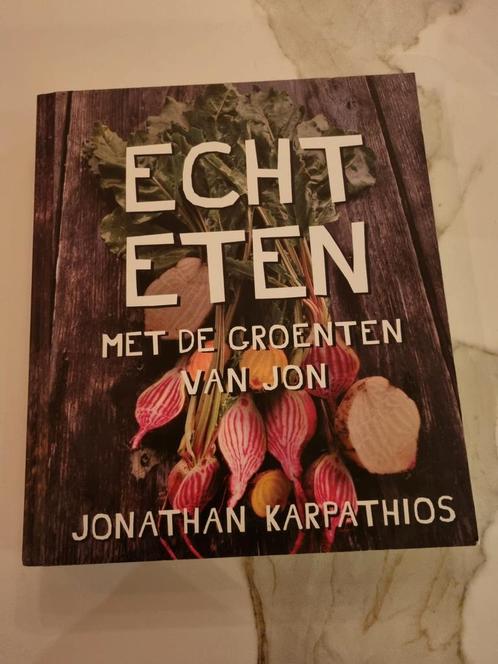Jonathan Karpathios - Echt eten, Boeken, Kookboeken, Zo goed als nieuw, Ophalen of Verzenden