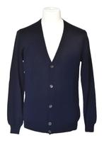 NIEUW KNIT SOCIETY blazer style vest, cardigan, blauw, Mt. L, Kleding | Heren, Truien en Vesten, Nieuw, Maat 52/54 (L), Blauw