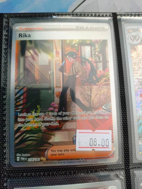 Rika, Hobby en Vrije tijd, Verzamelkaartspellen | Pokémon, Zo goed als nieuw, Losse kaart, Ophalen of Verzenden