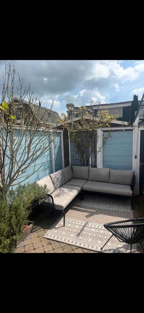 Tuinset Karwei - Loungeset (Kopenhagen), Tuin en Terras, Tuinsets en Loungesets, Gebruikt, Loungeset, Kunststof, 5 zitplaatsen
