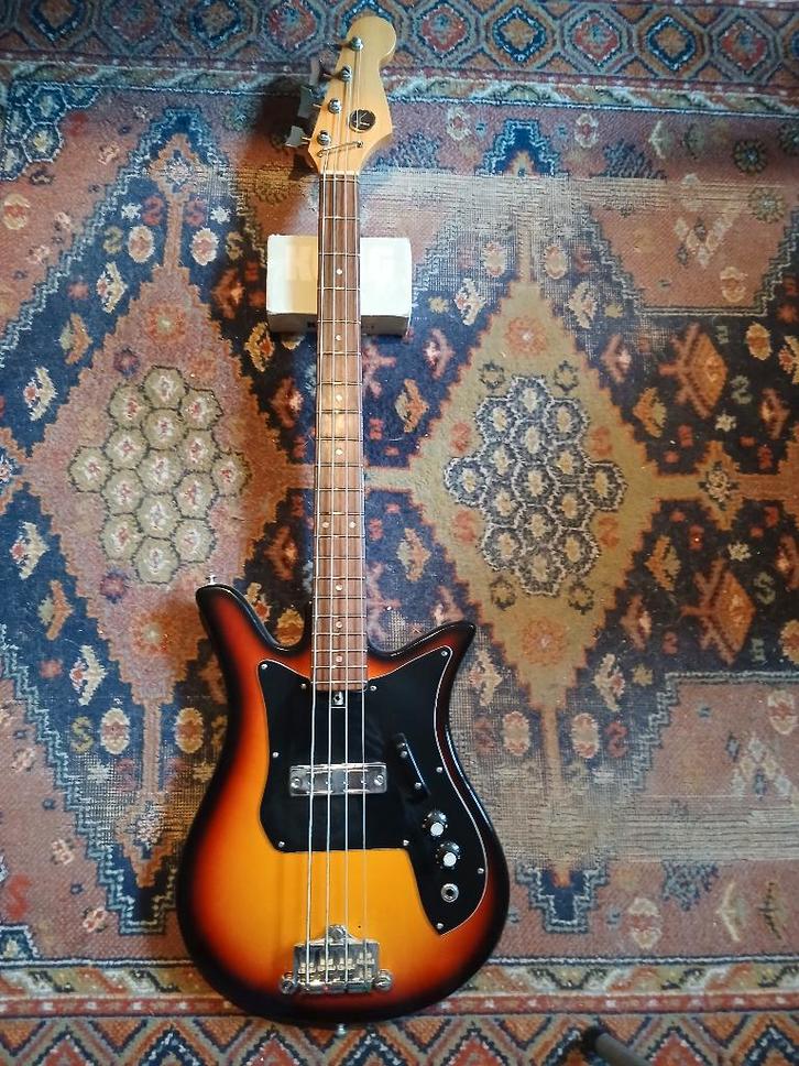 KAY TULIP 1975 (shortscale), Muziek en Instrumenten, Snaarinstrumenten | Gitaren | Bas, Gebruikt, Elektrisch, Ophalen of Verzenden