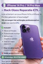 Iphone 14 pro/14 pro Max back glas reparatie voor €75,-, Ophalen of Verzenden, Nieuw, Apple iPhone