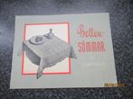 OUD ZWEEDS NAAIBOEKJE- BOTTEN SOMMAR-MALMO 1955, Ophalen of Verzenden, Gebruikt, Overige typen