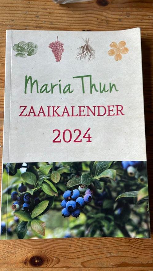 Titia Thun - Maria Thun Zaaikalender 2024, Boeken, Wonen en Tuinieren, Zo goed als nieuw, Ophalen of Verzenden