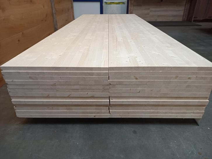 Vurenhout meubelpaneel timmerpaneel 60x250cm 18 of 28mm, Doe-het-zelf en Verbouw, Platen en Panelen, Nieuw, Hout, 20 tot 50 mm