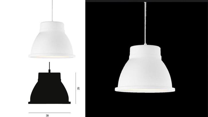 Muuto Studio lamp Showroom, Huis en Inrichting, Lampen | Hanglampen, Zo goed als nieuw, Minder dan 50 cm, Metaal, Ophalen of Verzenden