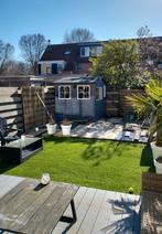 Steenschotten 6 stuks 140/110 hardhout, Tuin en Terras, Minder dan 250 cm, Gebruikt, Schuur, Ophalen of Verzenden