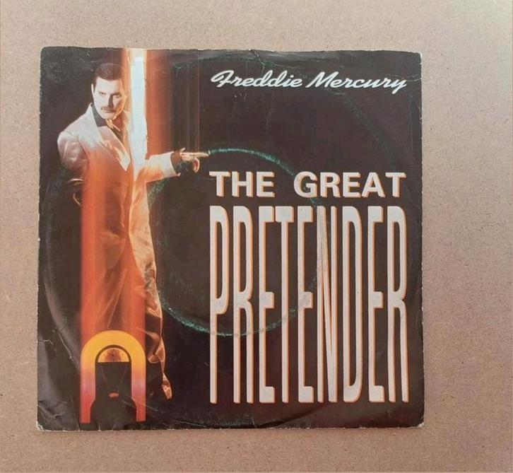 Freddie Mercury  - The Great Pretender, Cd's en Dvd's, Vinyl Singles, Gebruikt, Single, Pop, 7 inch, Ophalen of Verzenden