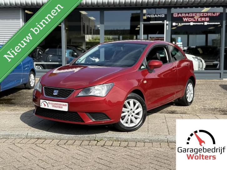Seat Ibiza SC 1.4 Style leder lmv parksens. ecc cruiscontr., Auto's, Seat, Bedrijf, Te koop, Ibiza, ABS, Airbags, Airconditioning