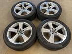 18 inch originele velgen + zomerbanden Mercedes E klasse, 18 inch, Banden en Velgen, Ophalen of Verzenden, Personenwagen