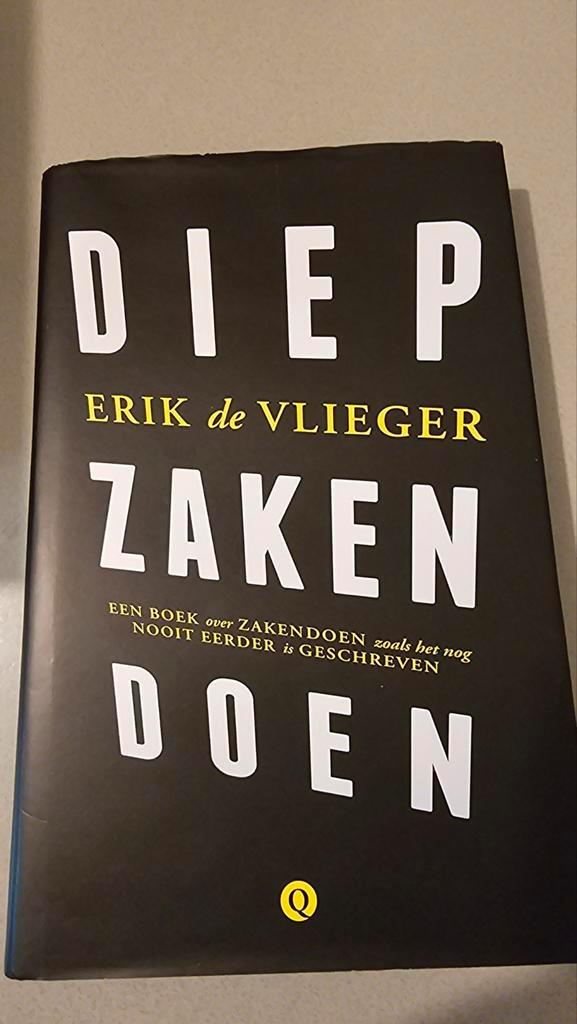 Diep Zaken Doen - Erik de Vlieger, Boeken, Economie, Management en Marketing, Gelezen, Economie en Marketing, Ophalen of Verzenden