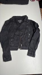 Retour spijkerjasje zwart 140, Ophalen of Verzenden, Zo goed als nieuw, Meisje, Jas