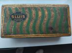Deventer Sluis Biscuits koektrommel Holland Etalage blikjes, Verzamelen, Ophalen of Verzenden, Gebruikt, Overige