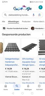 Ik zoek... Dakbedekking voor hondenhok -, Overige materialen, Gebruikt, Overige kleuren, Ophalen of Verzenden