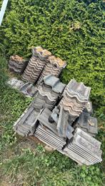 Te koop sneldekkers beton pan, Doe-het-zelf en Verbouw, Dakpannen en Dakbedekking, Ophalen, Dakpannen, Grijs, Gebruikt
