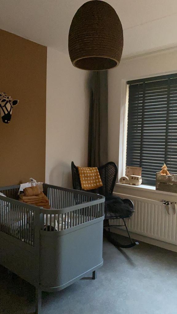 Sebra kili baby en peuter bedje. Alles compleet, Kinderen en Baby's, Kinderkamer | Bedden, Zo goed als nieuw, 140 tot 160 cm, 70 tot 85 cm