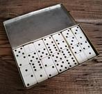 Te koop vintage dominospel voor blinde/slechtziende, Drie of vier spelers, Ophalen of Verzenden, Gebruikt