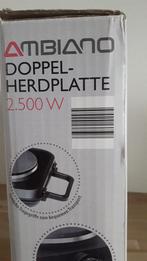 Ambiano elektrische kookplaat voor 2 pannen, 3 kookzones of minder, Ophalen of Verzenden, Zo goed als nieuw, Vrijstaand