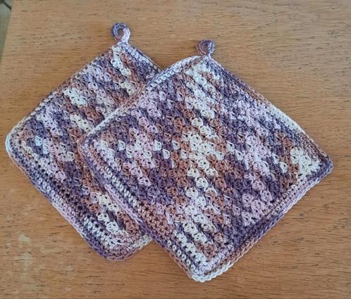 Gehaakte pannenlappen en eierwarmers, Hobby en Vrije tijd, Breien en Haken, Nieuw, Haken, Overige typen, Ophalen of Verzenden