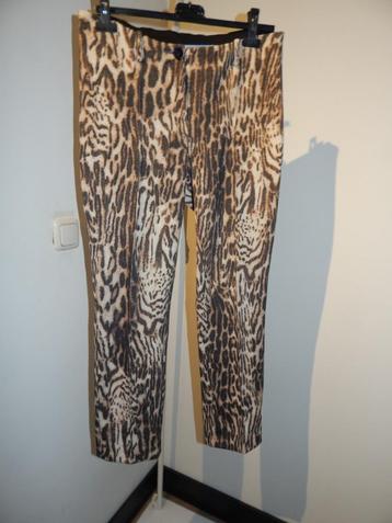 Marccain stretch broek jaguar print natuur tinten N4/40 beschikbaar voor biedingen