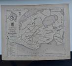 15 / Gemeente Gaasterland met plattegrond Sloten litho 1861, Ophalen of Verzenden
