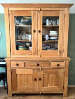Buffetkast - Massief blank Eiken, Huis en Inrichting, Kasten | Buffetkasten, Ophalen, Gebruikt, 100 tot 150 cm, 200 cm of meer