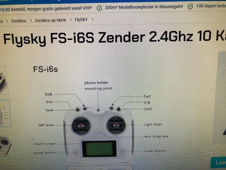 mooi handige zender met ontvanger, Hobby en Vrije tijd, Modelbouw | Radiografisch | Overige, Zo goed als nieuw, Verzenden