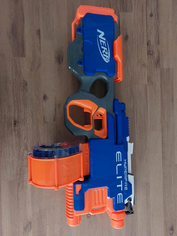 Nerf Hyperfire Elite - Volautomatisch!, Kinderen en Baby's, Speelgoed | Overig, Gebruikt, Jongen of Meisje, Ophalen
