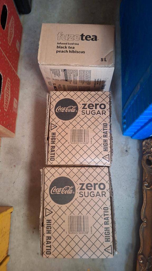 Coca cola ZERO High Ratio & Spite ZERO & Fuze tea  siroop, Diversen, Levensmiddelen, Ophalen of Verzenden