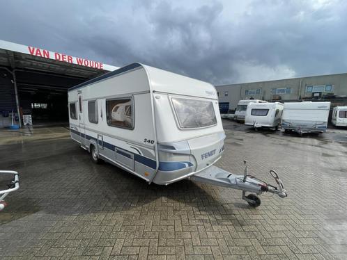 Fendt Platin 540 TG Enkele bedden Mover Tent, Caravans en Kamperen, Caravans, Bedrijf, tot en met 4, 1250 - 1500 kg, Rondzit, Fendt