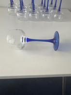 15 blauwe Luminarc Elzas WIJNGLAZEN, Antiek en Kunst, Antiek | Glas en Kristal, Ophalen of Verzenden