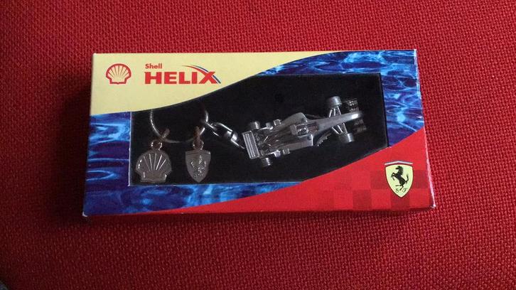 FERRARI AAN JE SLEUTELBOS ? ! SHELL HELIX + MODEL LEUK TOCH, Hobby en Vrije tijd, Modelauto's | Overige schalen, Nieuw, Overige typen