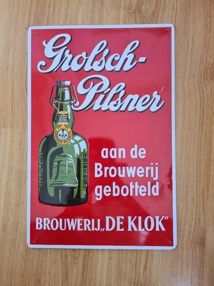 Grolsch bierpullen, bierglazen met opdruk, Verzamelen, Biermerken, Zo goed als nieuw, Glas of Glazen, Grolsch, Ophalen