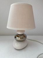 Elegante Tafellamp met Stoffen Kap, Ophalen of Verzenden, Zo goed als nieuw, Stof, Minder dan 50 cm