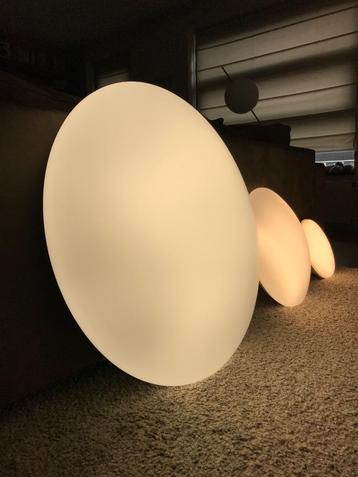3 Plafond-/Wandlampen (Ø80/50/32cm incl. bewegingssensor) beschikbaar voor biedingen