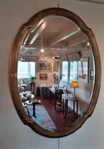 Ovale Deknudt spiegel vintage, groot model, Huis en Inrichting, Ophalen of Verzenden, Zo goed als nieuw, Minder dan 100 cm, Ovaal