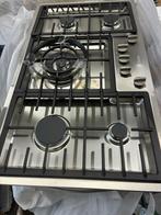 Miele KM 2356 NL Gaskookplaat - Nieuw met Wokbrander, Ophalen, Nieuw, 4 kookzones, Inbouw